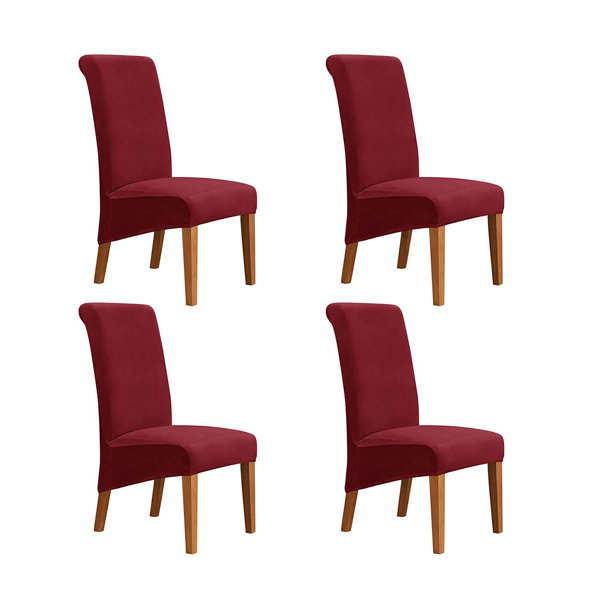 Mercer41 Box Cushion Dining Chair Slipcover Wayfair